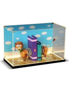 Acrylic Display Case for Toy Story & Pixar LEGO Sets with LED Light & Easy